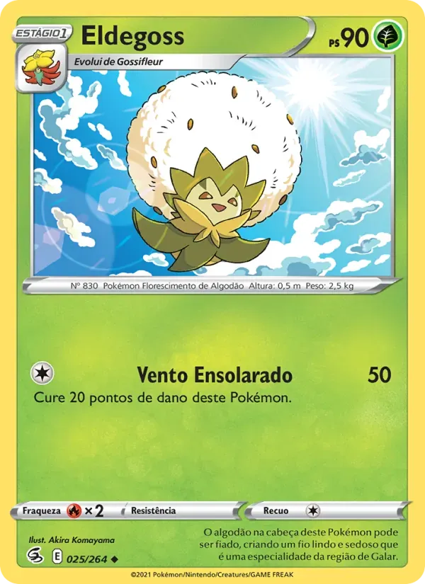 Eldegoss 25/264 Golpe Fusão