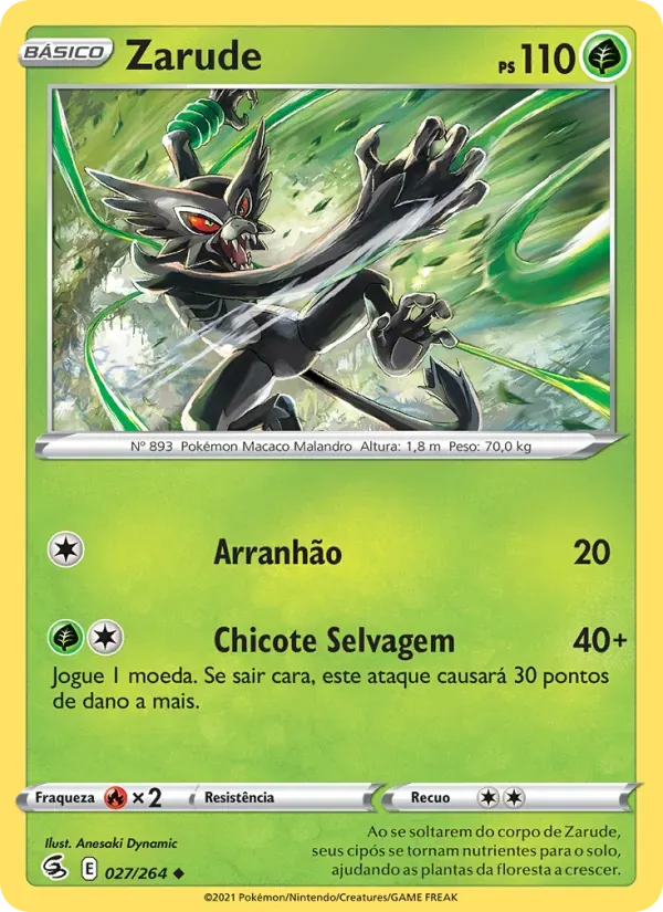 Zarude 27/264 Golpe Fusão