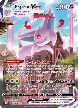 Espeon VMAX 270 Golpe Fusão