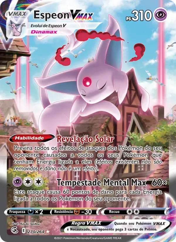 Espeon VMAX 270/264 Golpe Fusão