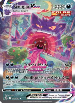 Gengar VMAX 271 Golpe Fusão