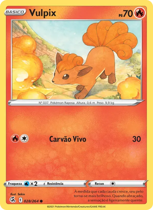 Vulpix 28/264 Golpe Fusão