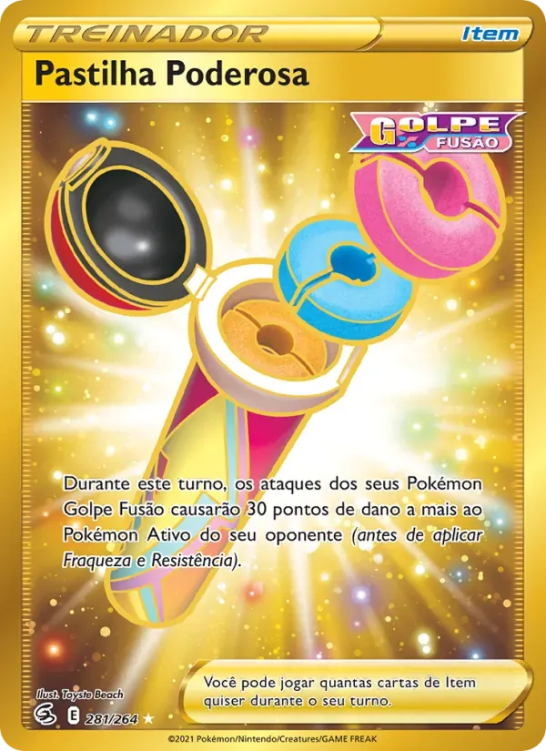 Pastilha Poderosa 281/264 Golpe Fusão