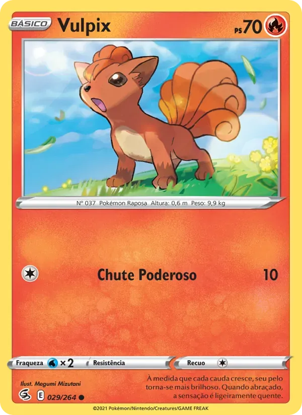 Vulpix 29/264 Golpe Fusão