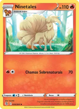 Ninetales 30 Golpe Fusão