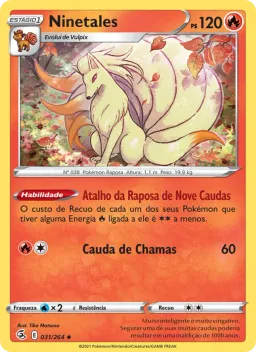 Ninetales 31 Golpe Fusão