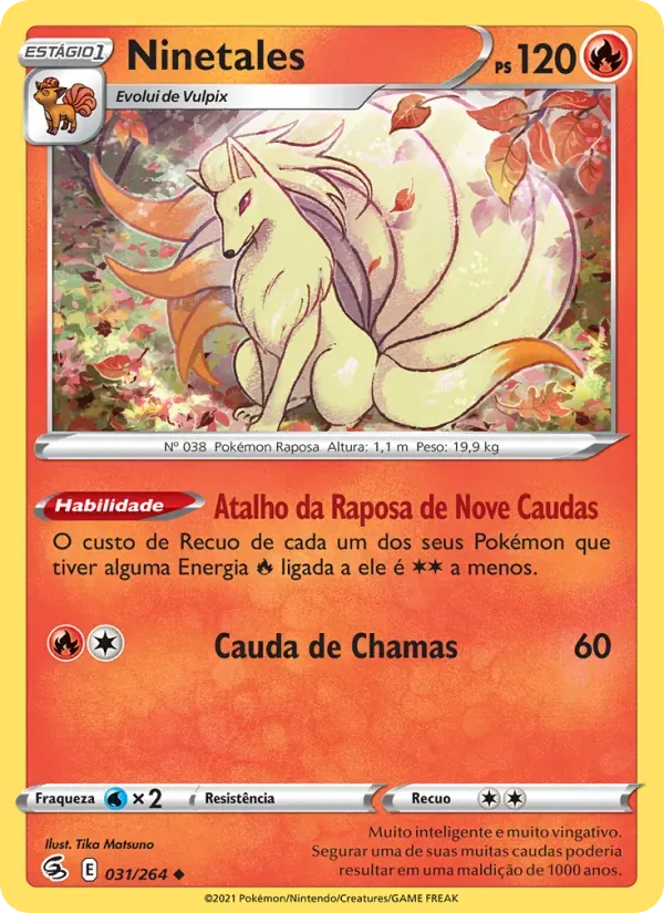 Ninetales 31/264 Golpe Fusão