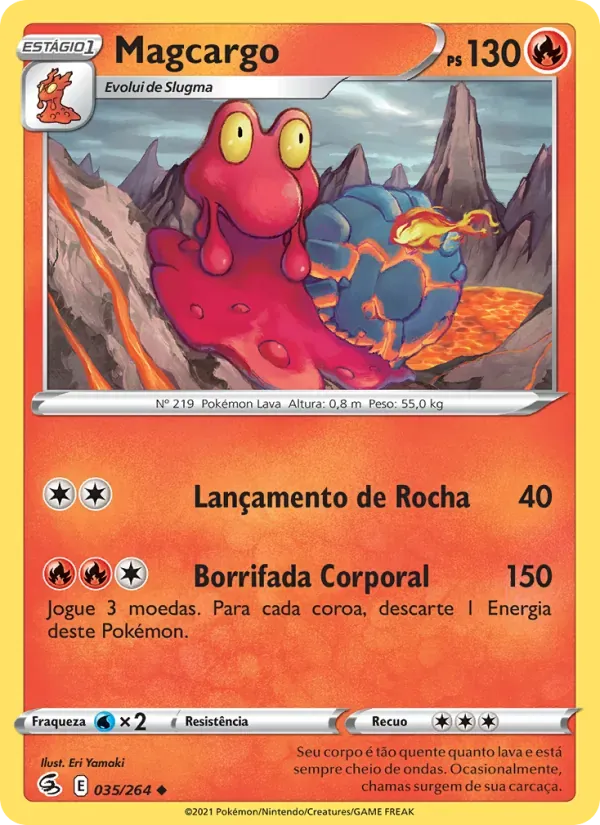 Magcargo 35/264 Golpe Fusão