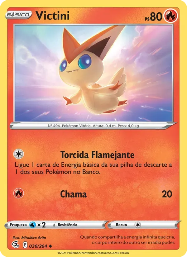 Victini 36/264 Golpe Fusão