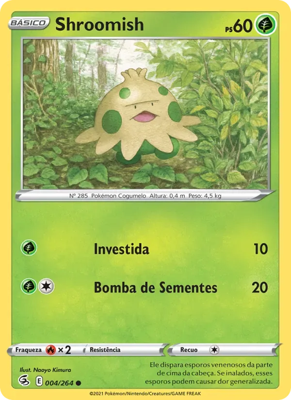 Shroomish 4/264 Golpe Fusão