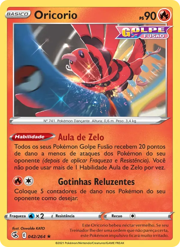 Oricorio 42/264 Golpe Fusão