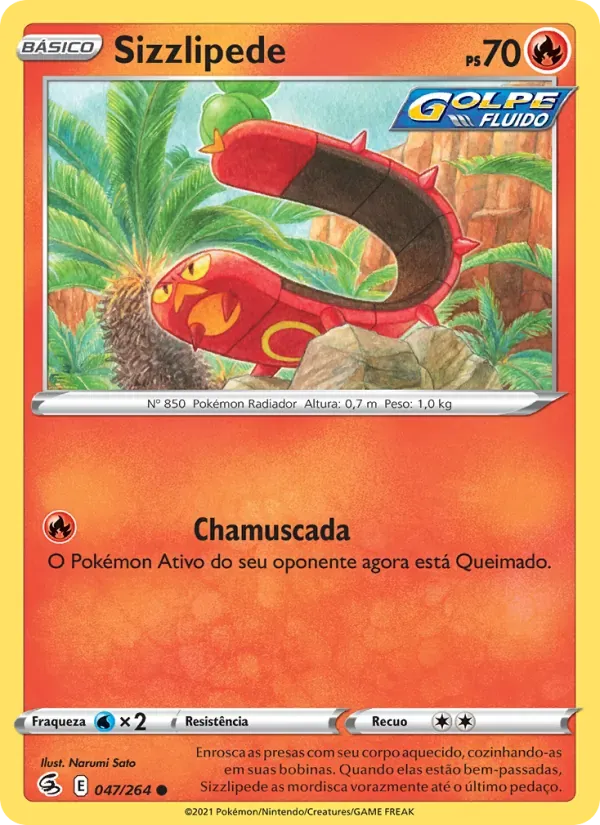 Sizzlipede 47/264 Golpe Fusão