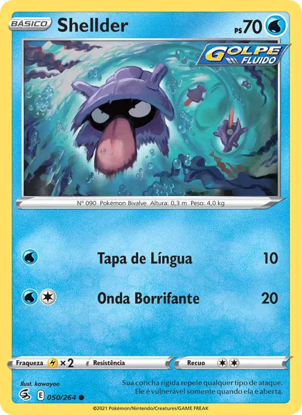 Shellder 50/264 Golpe Fusão