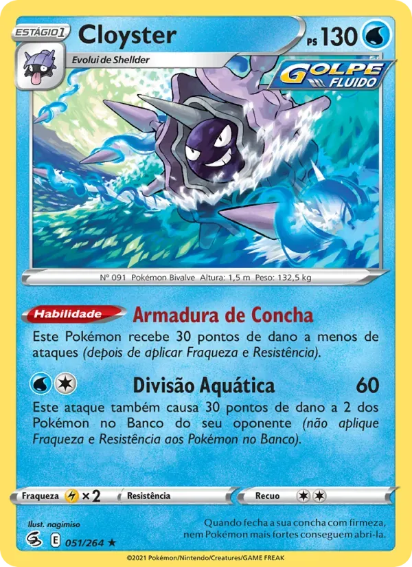 Cloyster 51/264 Golpe Fusão