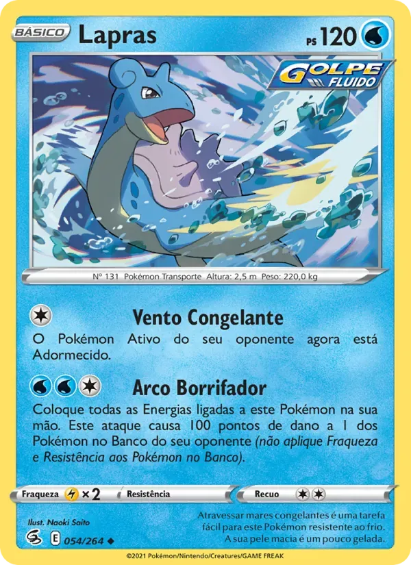 Lapras 54/264 Golpe Fusão