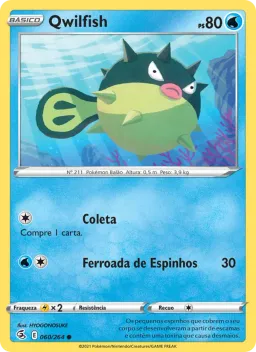 Qwilfish 60 Golpe Fusão