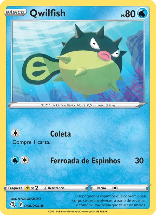 Qwilfish 60/264 Golpe Fusão
