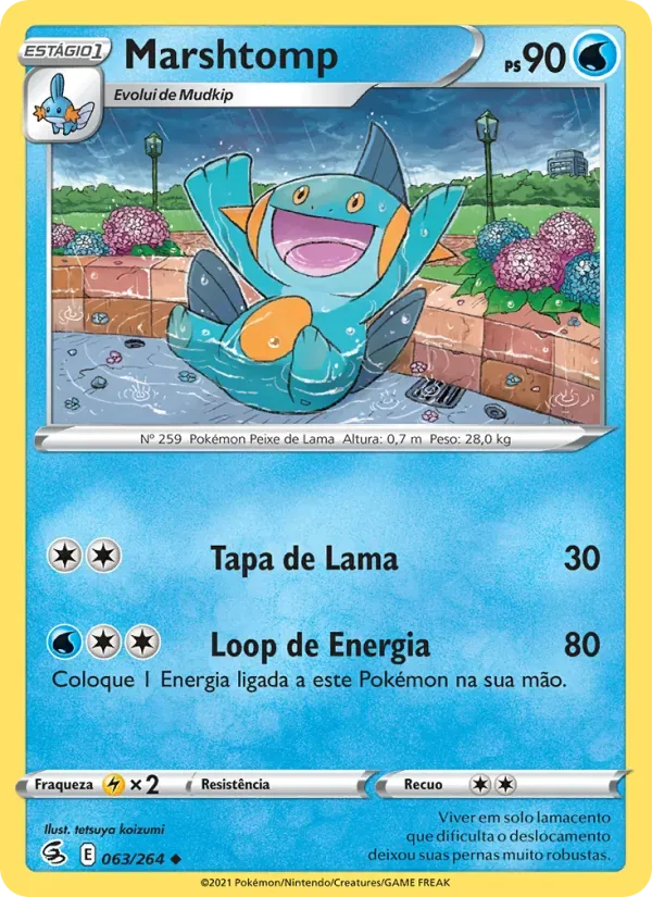Marshtomp 63/264 Golpe Fusão