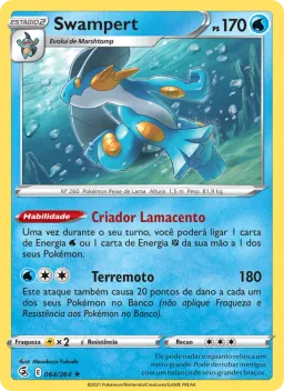 Swampert 64 Golpe Fusão