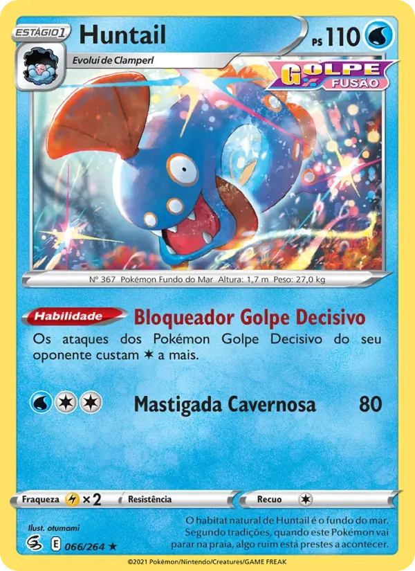 Huntail 66/264 Golpe Fusão