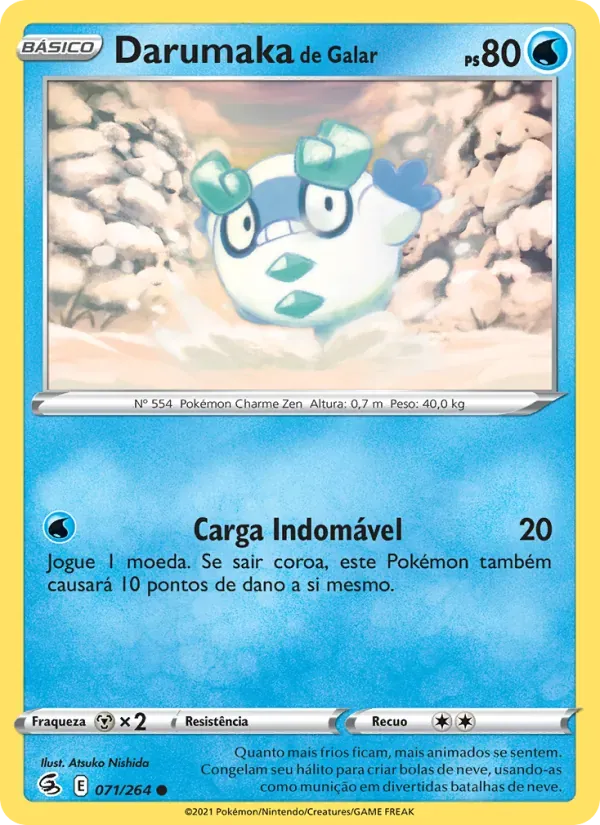 Darumaka de Galar 71/264 Golpe Fusão