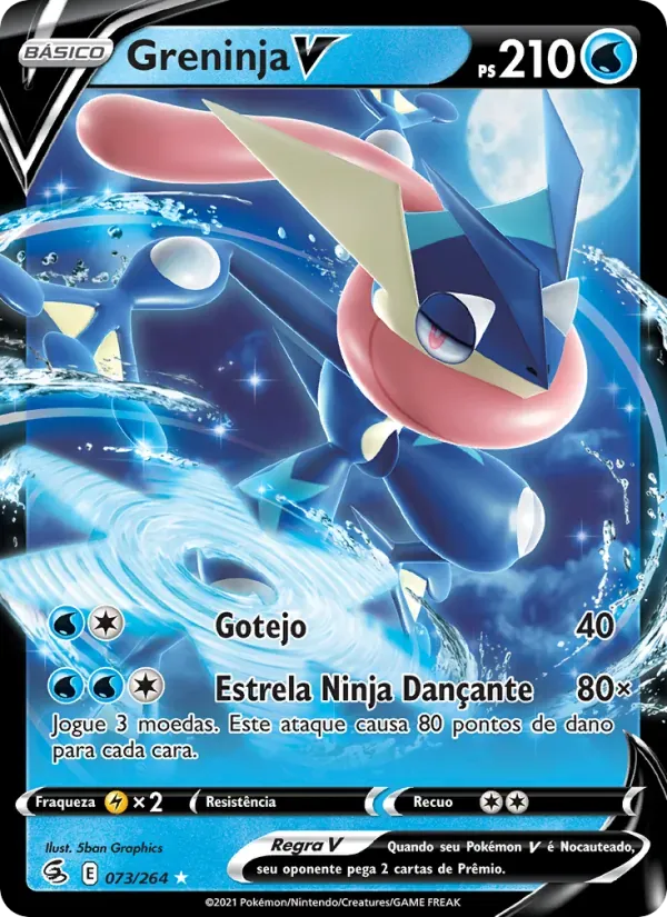 Greninja V 73/264 Golpe Fusão