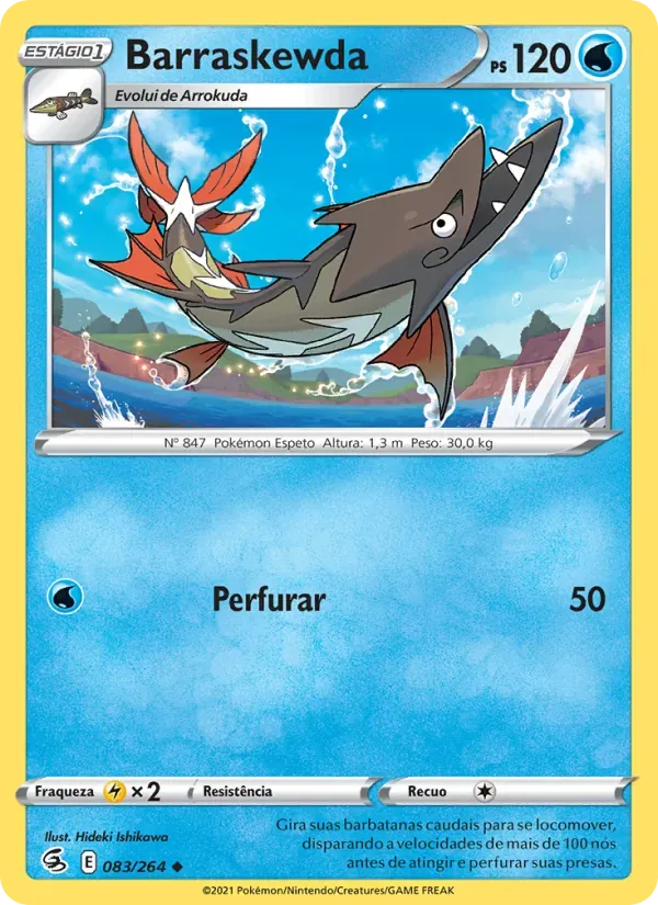 Barraskewda 83/264 Golpe Fusão