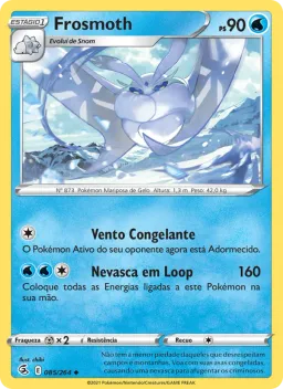 Frosmoth 85 Golpe Fusão