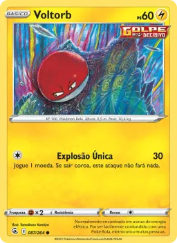 Voltorb 87 Golpe Fusão