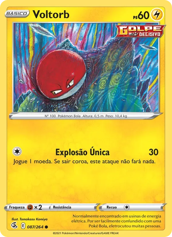 Voltorb 87/264 Golpe Fusão