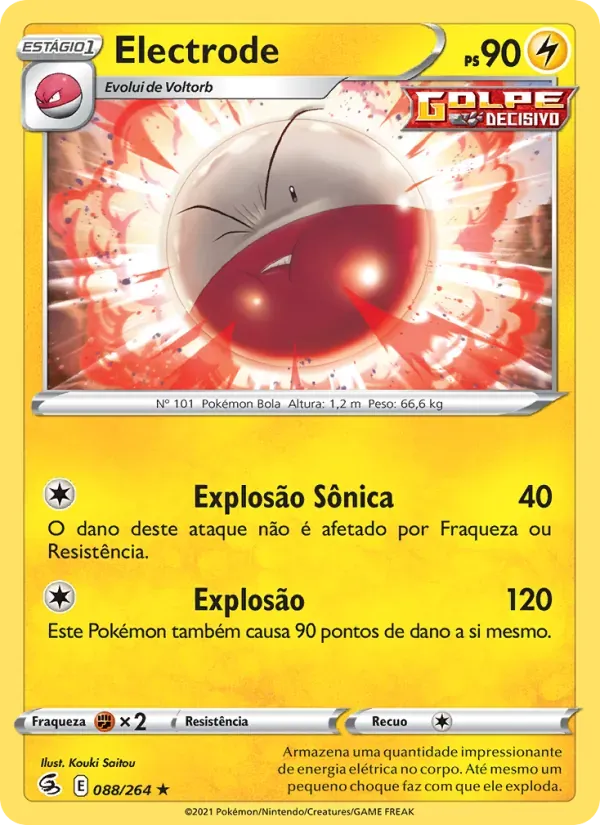 Electrode 88/264 Golpe Fusão