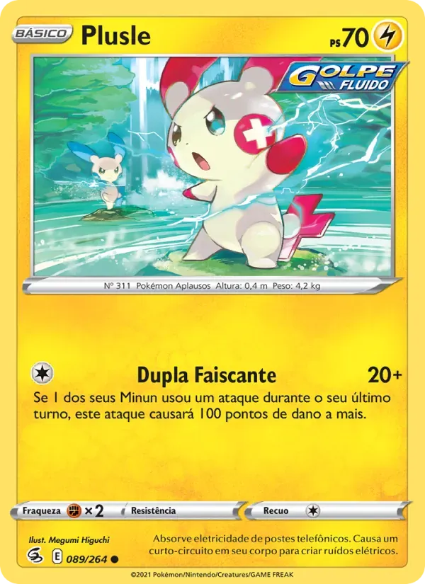 Plusle 89/264 Golpe Fusão