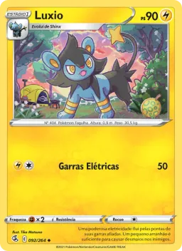 Luxio 92 Golpe Fusão