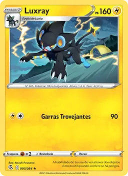 Luxray 93 Golpe Fusão