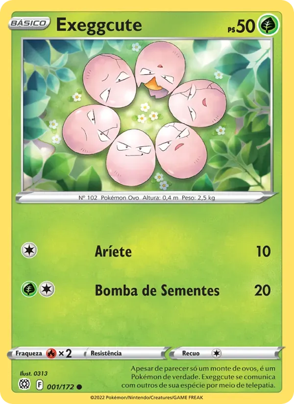 Exeggcute 001/172 Astros Cintilantes
