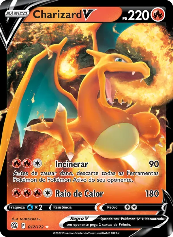 Charizard V 017/172 Astros Cintilantes