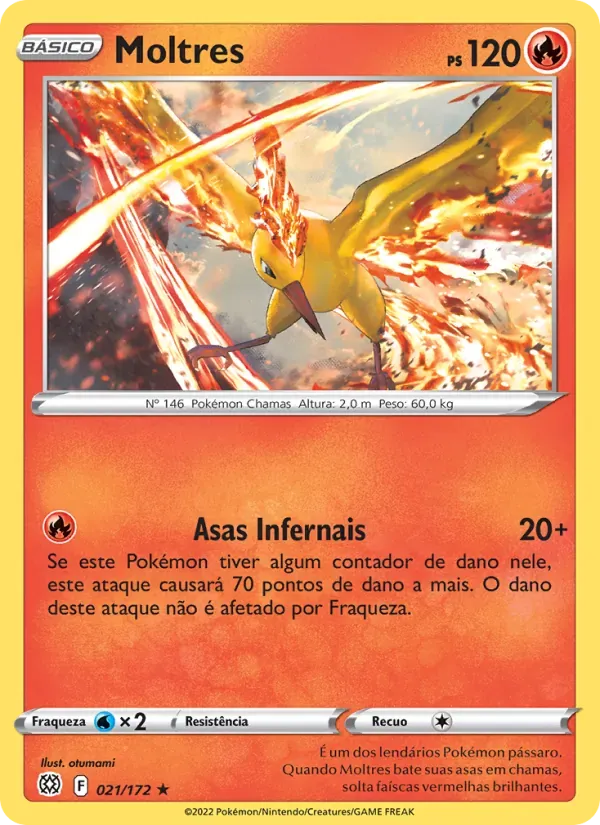 Moltres 021/172 Astros Cintilantes
