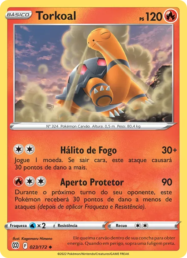 Torkoal 023/172 Astros Cintilantes
