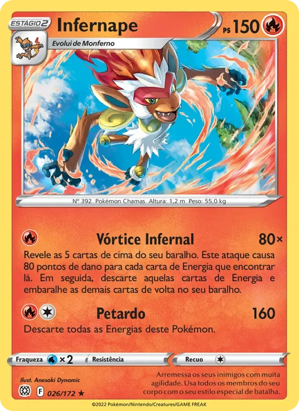 Infernape 026/172 Astros Cintilantes