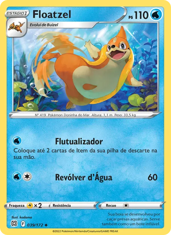 Floatzel 039/172 Astros Cintilantes