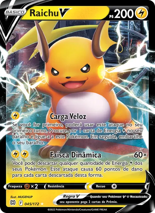 Raichu V 045/172 Astros Cintilantes