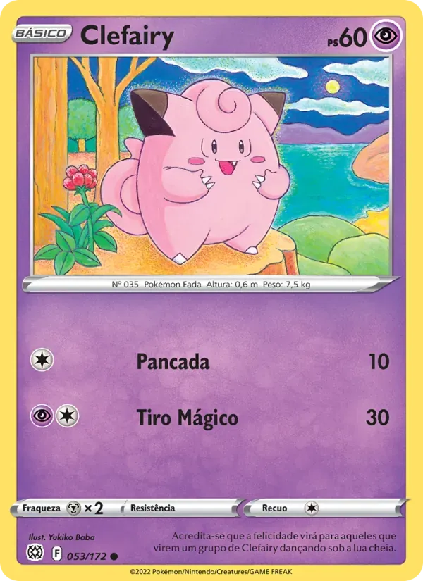 Clefairy 053/172 Astros Cintilantes