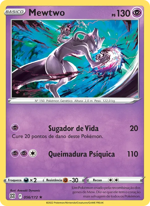 Mewtwo 056/172 Astros Cintilantes