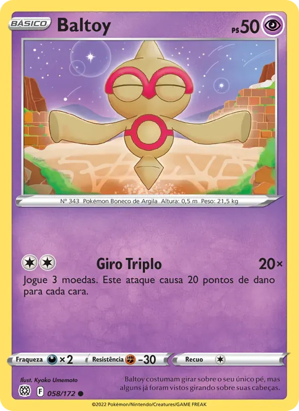Baltoy 058/172 Astros Cintilantes