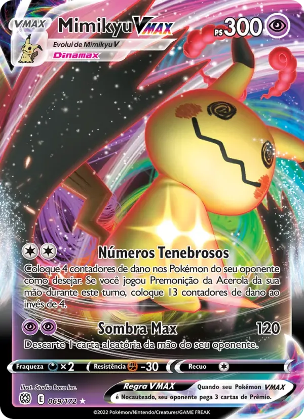 Mimikyu VMAX 069/172 Astros Cintilantes
