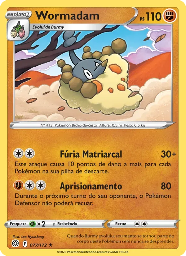 Wormadam 077/172 Astros Cintilantes