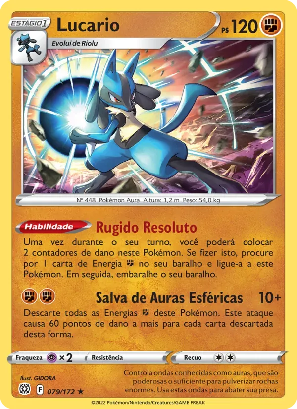 Lucario 079/172 Astros Cintilantes