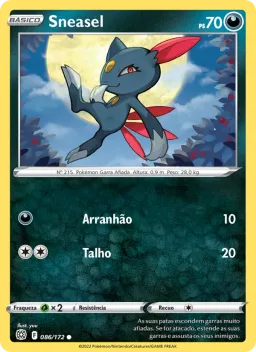Sneasel 086 Astros Cintilantes