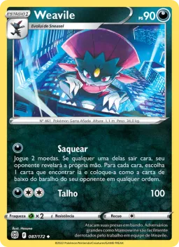 Weavile 087 Astros Cintilantes