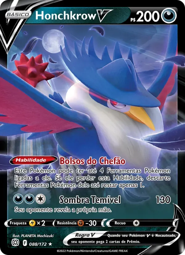 Honchkrow V 088/172 Astros Cintilantes